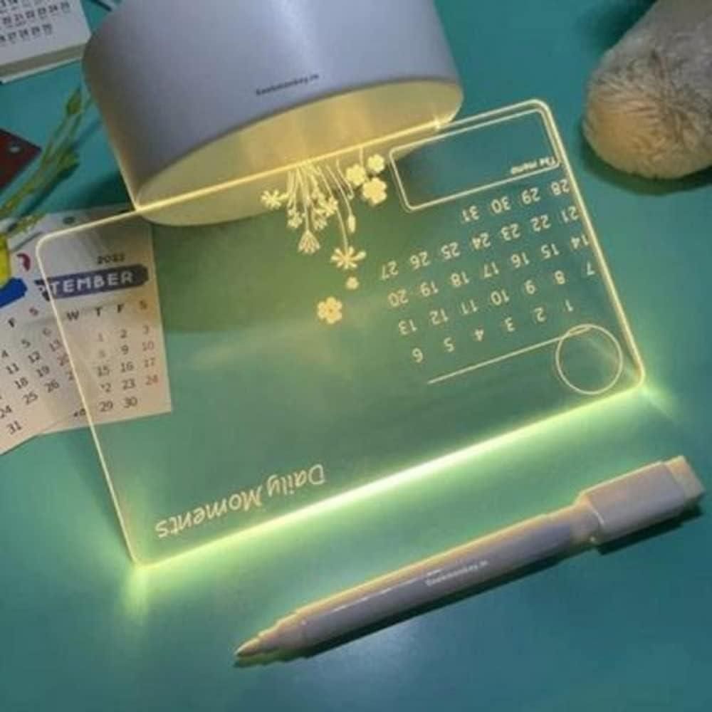 3d Acrylic Writing Board with Pen and Light - INSTATAKE
