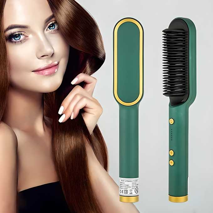 Professional Electric Hair Straightener Comb Brush - INSTATAKE