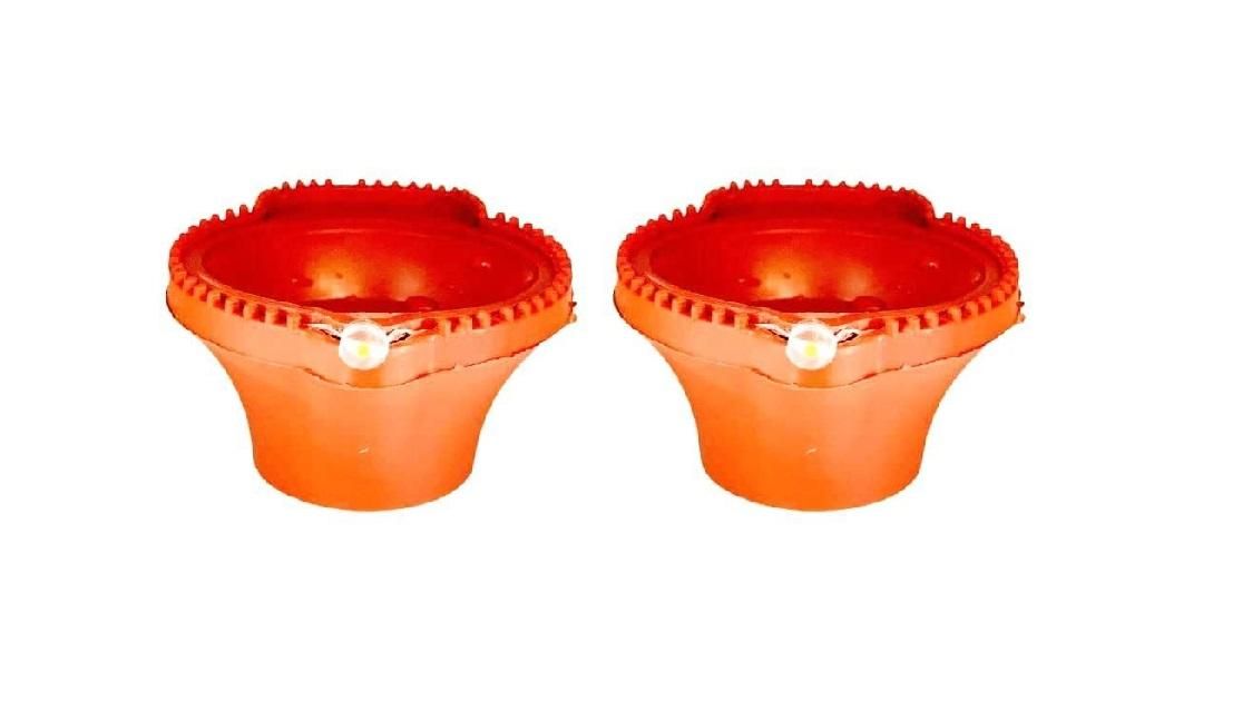 LED Light Water Sensor Diyas Plastic with, Ambient Lights, (Pack of 6/12/18/24) - INSTATAKE