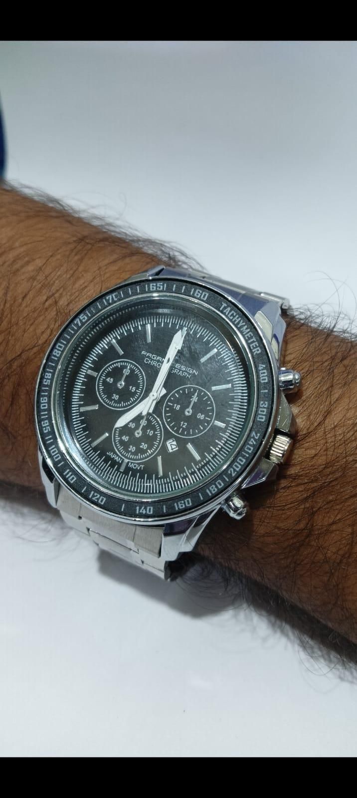 BD Men Silver Stainless Steel Strap Watch - INSTATAKE