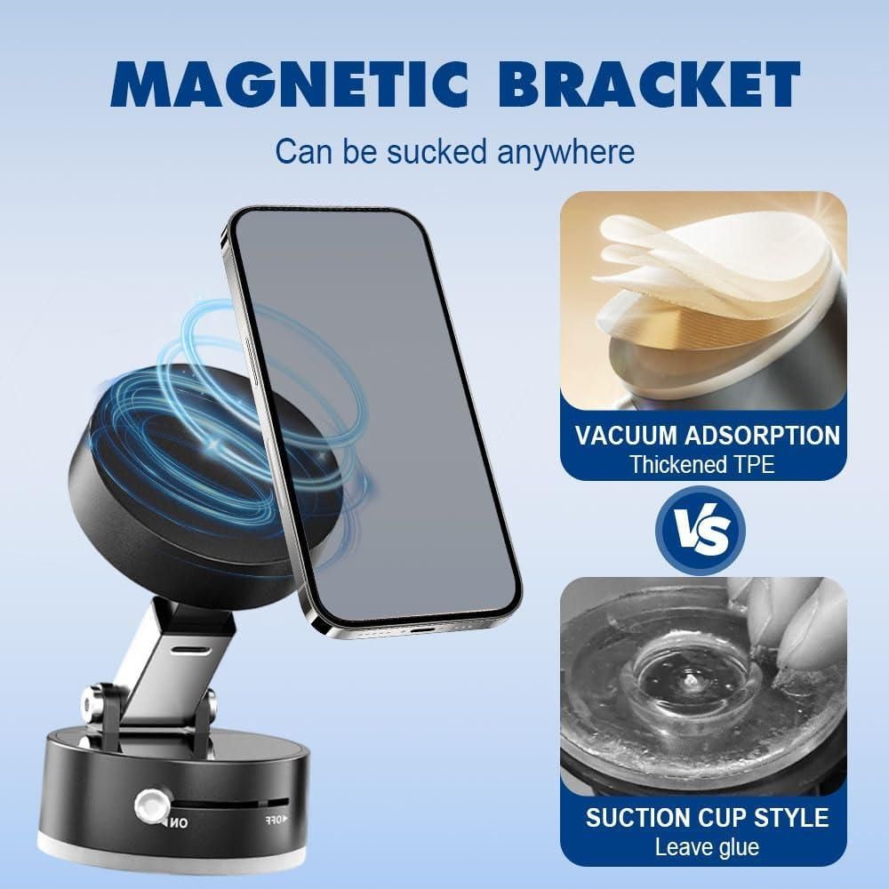 Vacuum Magnetic Suction Phone Holder - INSTATAKE