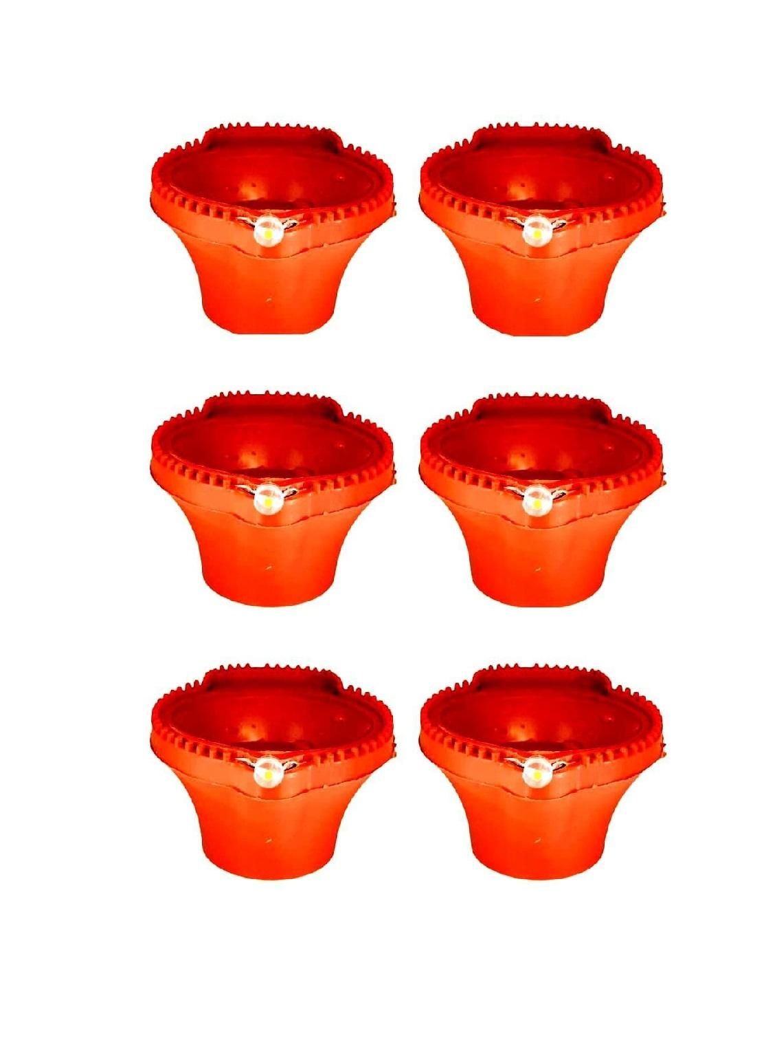 LED Light Water Sensor Diyas Plastic with, Ambient Lights, (Pack of 6/12/18/24) - INSTATAKE
