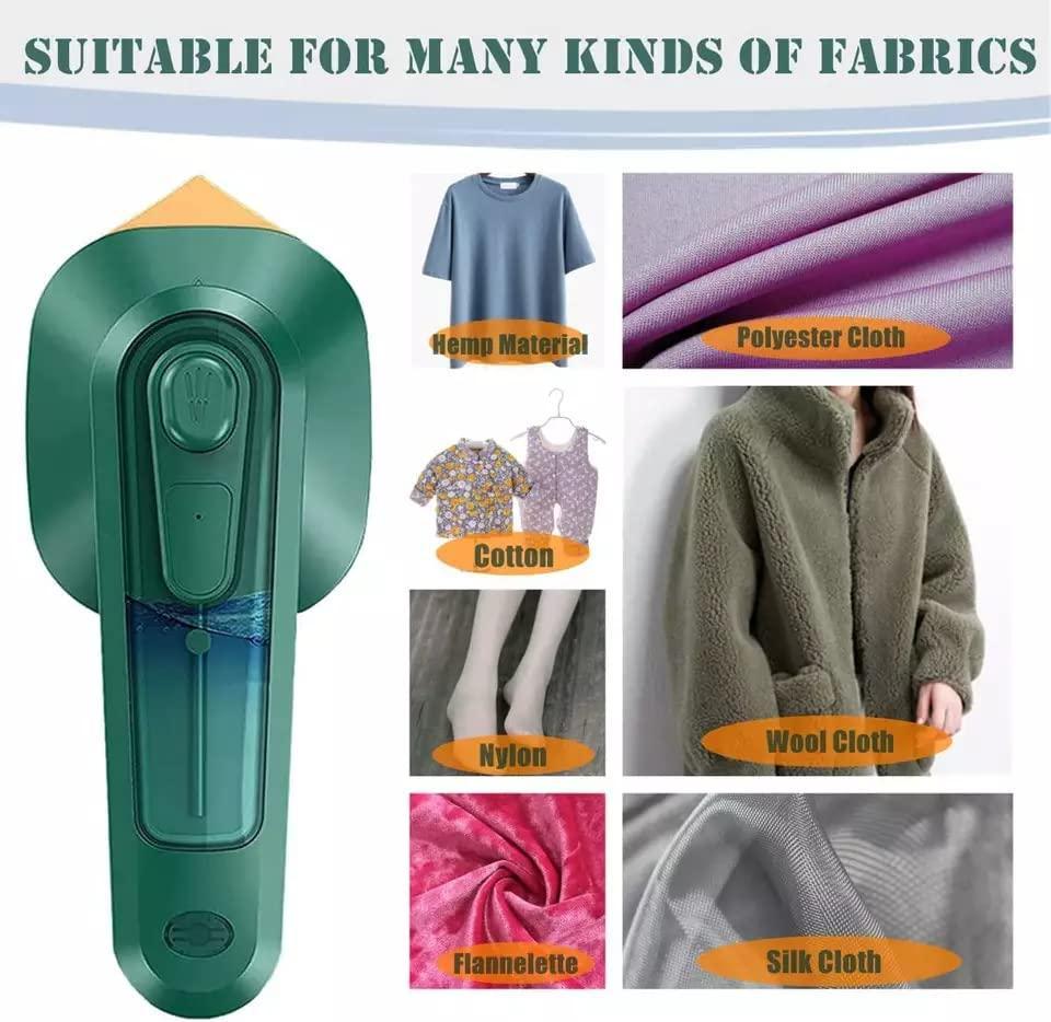 Portable Travel Steamer & Mini Handheld Iron – Dry & Wet Press for Home & On-the-Go - INSTATAKE