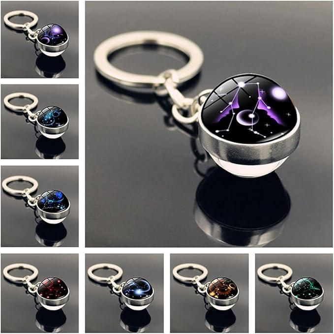 Zodiac Gemstone Keychain - INSTATAKE