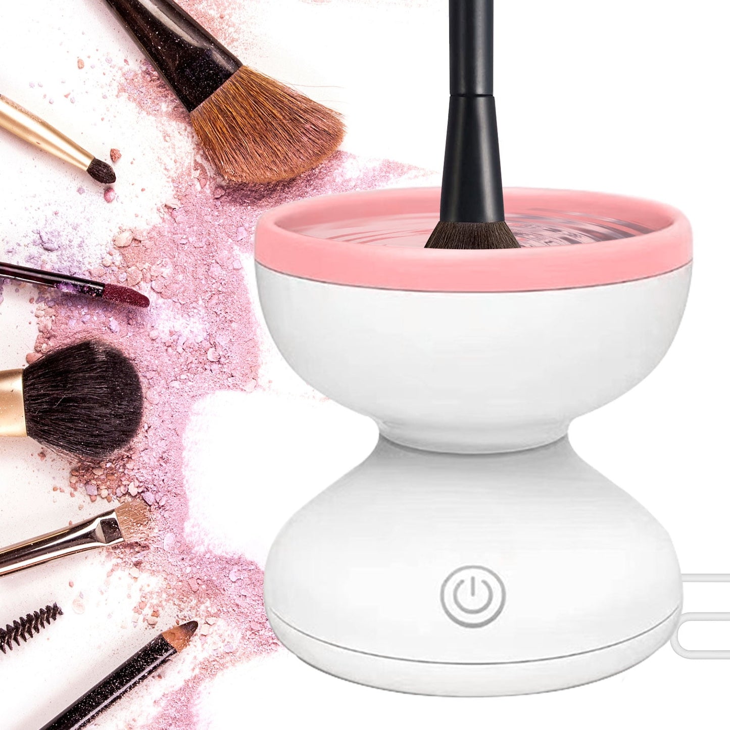 ELECTRIC MAKEUP BRUSH CLEANER - INSTATAKE