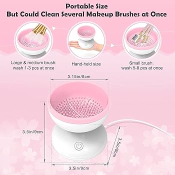 ELECTRIC MAKEUP BRUSH CLEANER - INSTATAKE