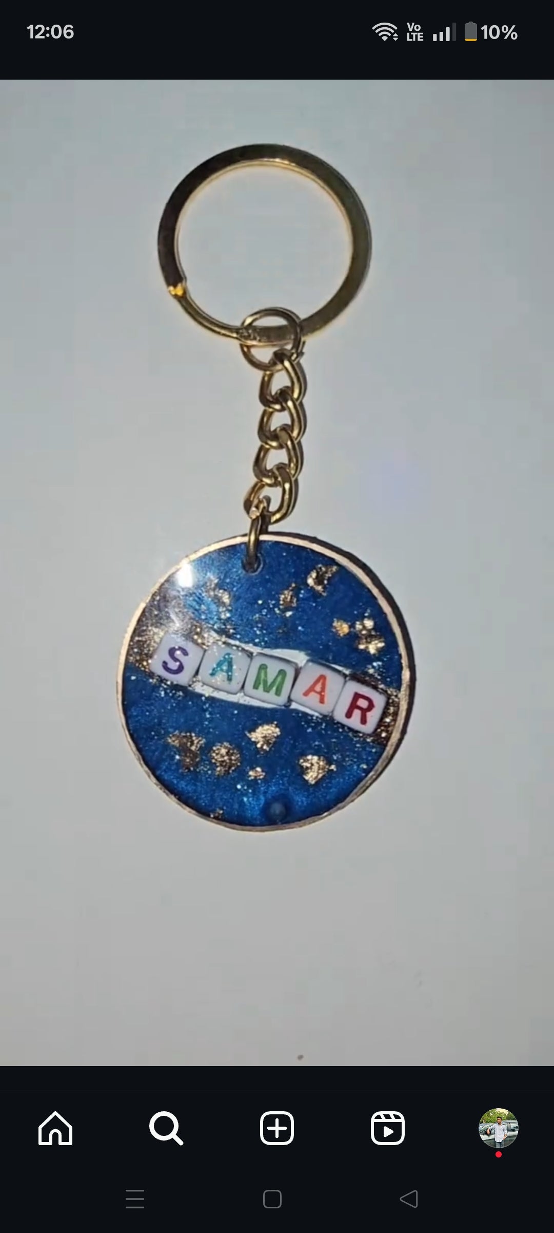 Personalized Resin Alphabet Locket & Keychain — Custom Letters, Keepsake Gift
