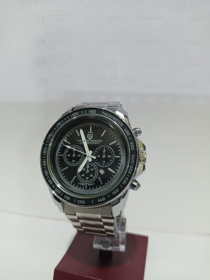 BD Men Silver Stainless Steel Strap Watch - INSTATAKE