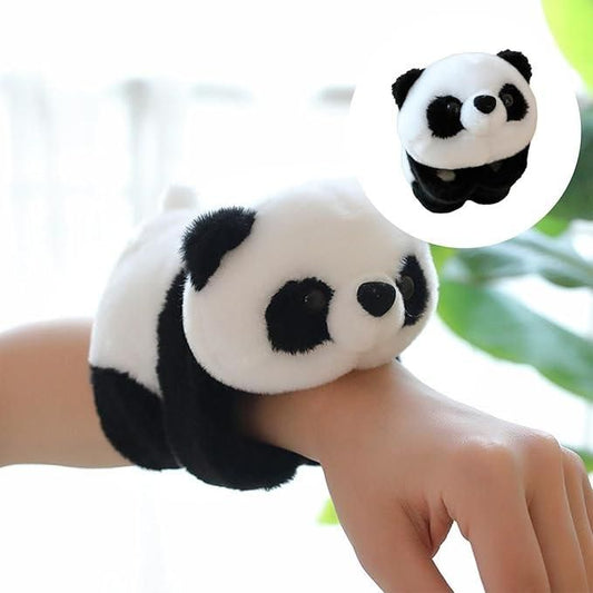 Unisex  Stuffed Animal Slap Bracelets Plush Panda - INSTATAKE