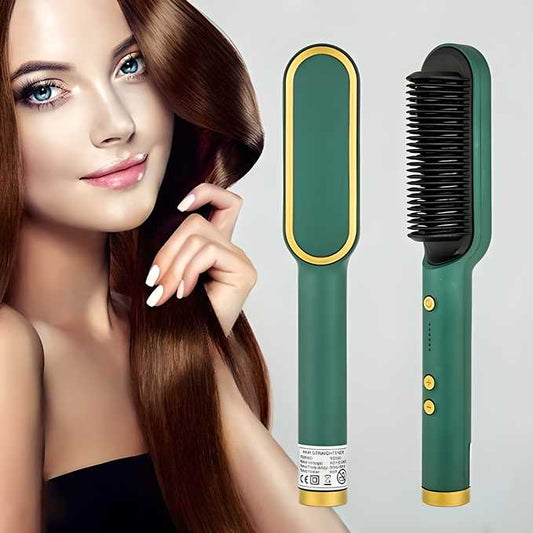 Professional Electric Hair Straightener Comb Brush - INSTATAKE