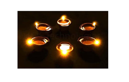LED Light Water Sensor Diyas Plastic with, Ambient Lights, (Pack of 6/12/18/24) - INSTATAKE