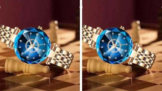 Women's Beautiful Diamond Shape Watch (Pack of 2) - INSTATAKE