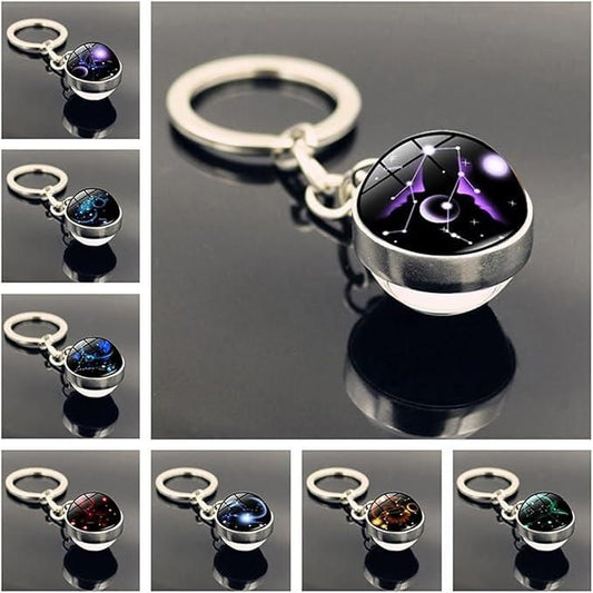 Zodiac Gemstone Keychain - INSTATAKE